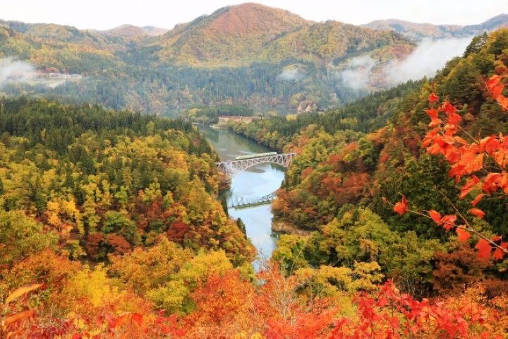 ▲第一只見川橋樑。　圖：福島縣／提供