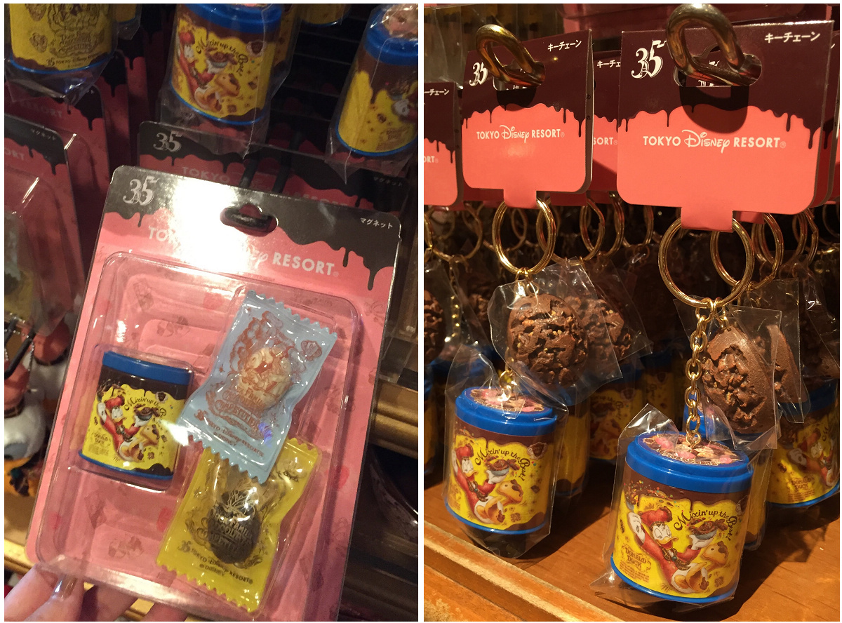 東京迪士尼樂園35週年的巧克力脆心期間限定周邊商品