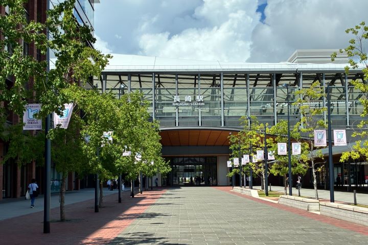 長崎車站周邊逐步進行再開發升級。　圖：長崎縣觀光聯盟／提供