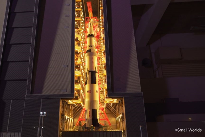 ▲太空中心區最大的亮點則是「真的會發射」的火箭！影片請見最下方。　圖：株式会社SMALL WORLDS／提供